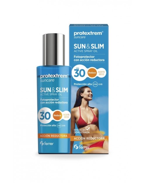 Protextrem sun &amp; slim aceite seco factor 30