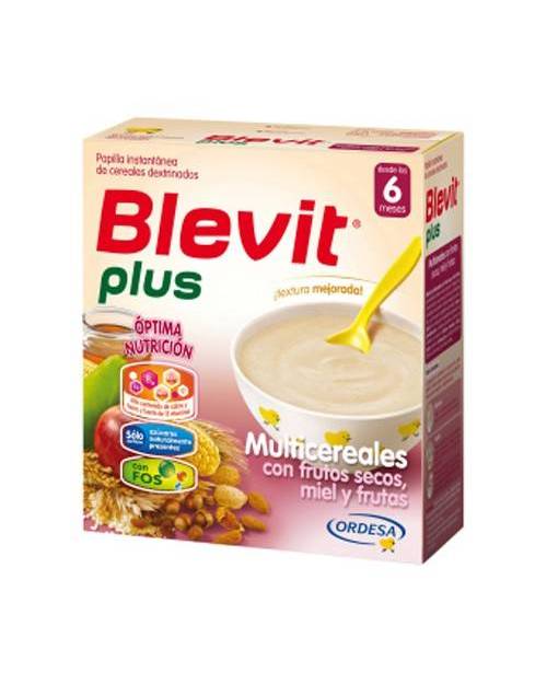 Blevit® plus miel frutos secos y frutas multicereales 300g