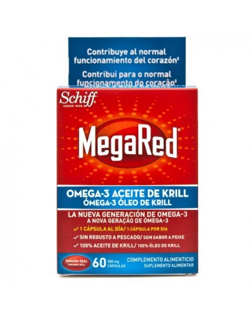 megared 500 omega 3 aceite de krill 60 capsulas
