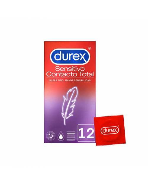 Durex Sensitivo Contacto Total 12 Ud