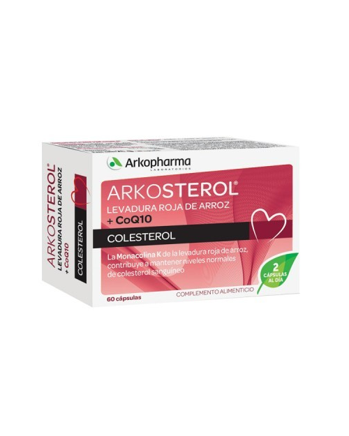 Arkosterol Levadura Roja de Arroz + CoQ10 60 Cápsulas