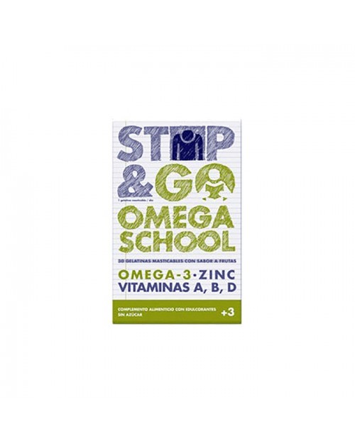STOP&amp;GO Omega School Omega-3 30 gelatinas