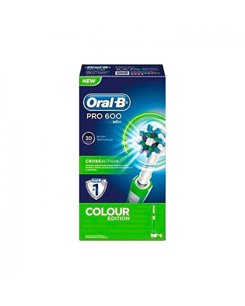 Oral-B® Pro 600 3D CrossAction cepillo eléctrico verde