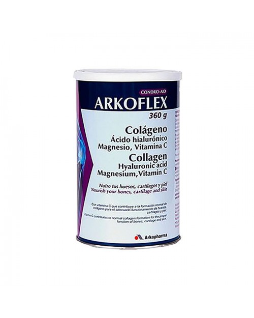 Arkoflex Colágeno + Ác. Hialurónico + Magnesio + Vitamina C sabor neutro 360g