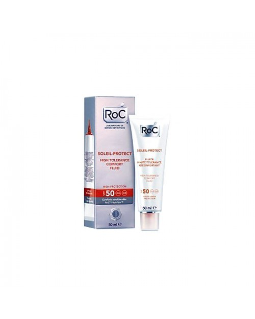 RoC® Soleil Protect fluido dermocalmante SPF50+ 50ml