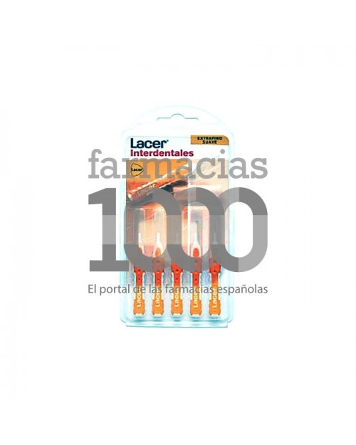 Lacer Interdental extrafino suave recto 10uds