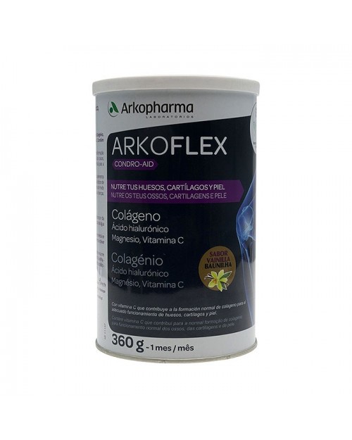 Arkoflex Colágeno + Ác. Hialurónico + Magnesio + Vitamina C sabor vainilla 360gr