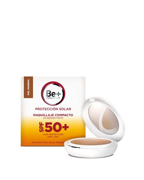 Be+ Maquillaje Protector SPF50+ Compacto Piel Morena 10gr