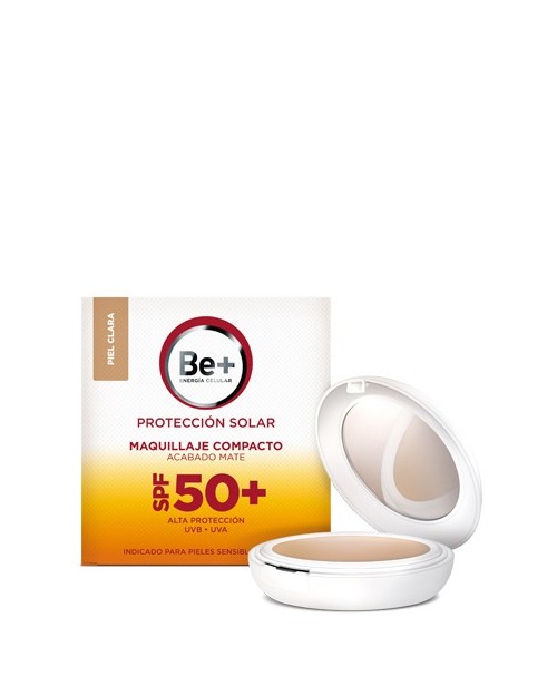 Be+ Maquillaje Protector SPF50+ Compacto Piel Clara 10gr